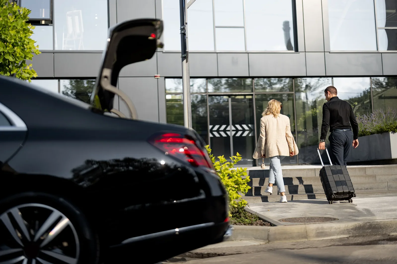 Corporate chauffeur service in London financial district